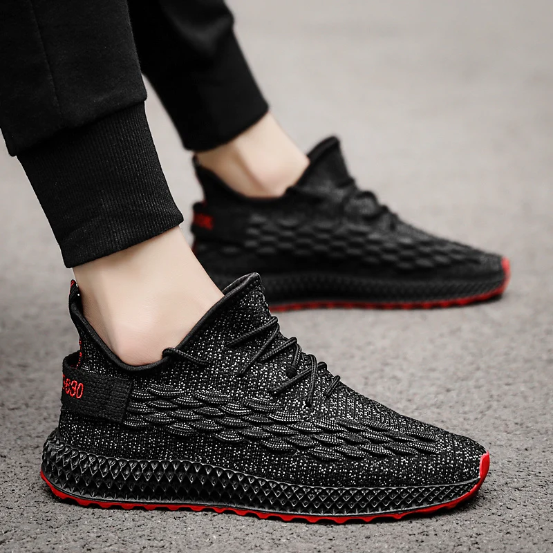 Кроссовки; Мужская обувь; обувь для взрослых; прогулочная обувь; модные мужские кроссовки унисекс; Вулканизированная обувь; дышащая сетчатая Мужская обувь; Лидер продаж - Цвет: Gray