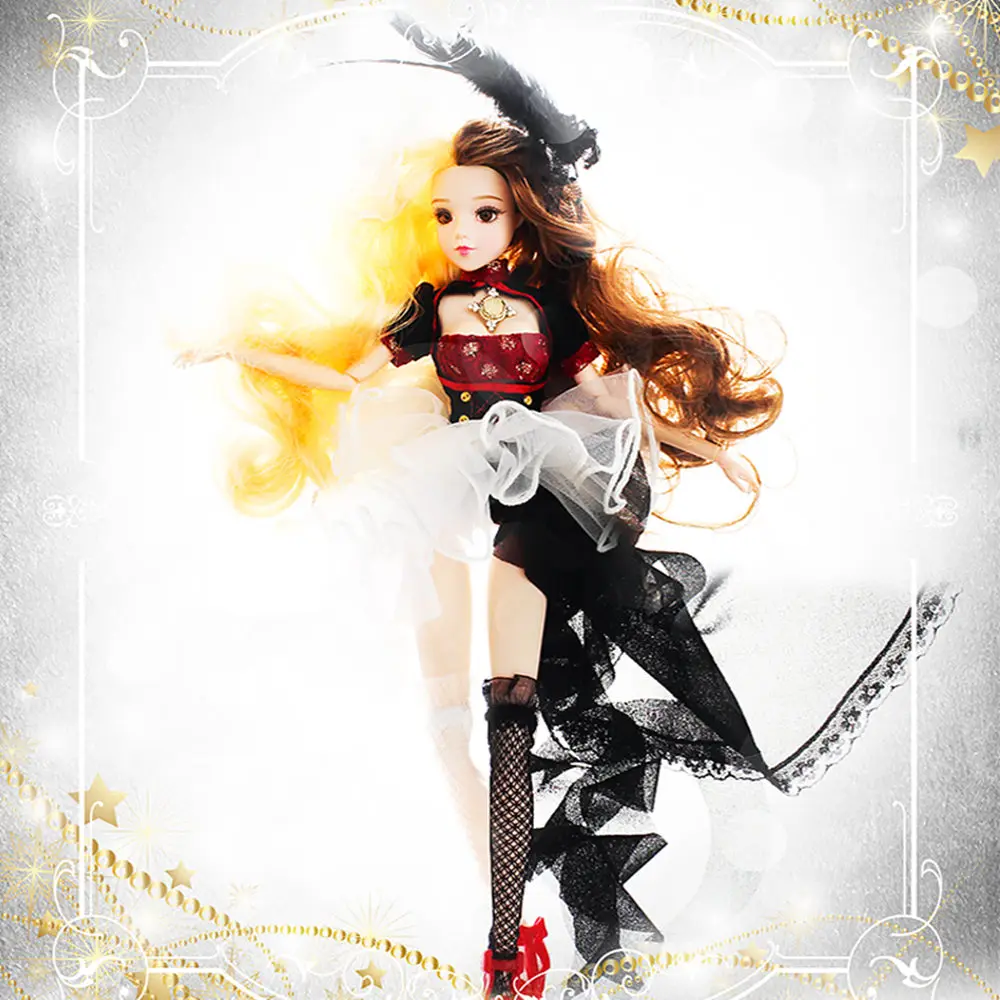 DBS MMGirl 12 гороскоп близнецы как 1/6 bjd 30 см черно-белое платье фантазия 14 шарнирное