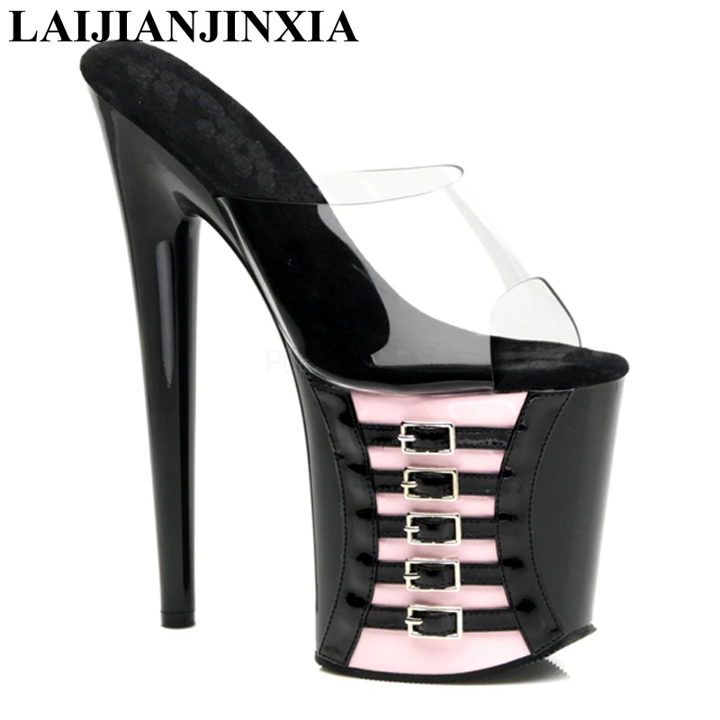 LAIJIANJINXIA 20CM high heels with the same stage, the wild sexy model is super high PUMPS sexy Dance Shoes