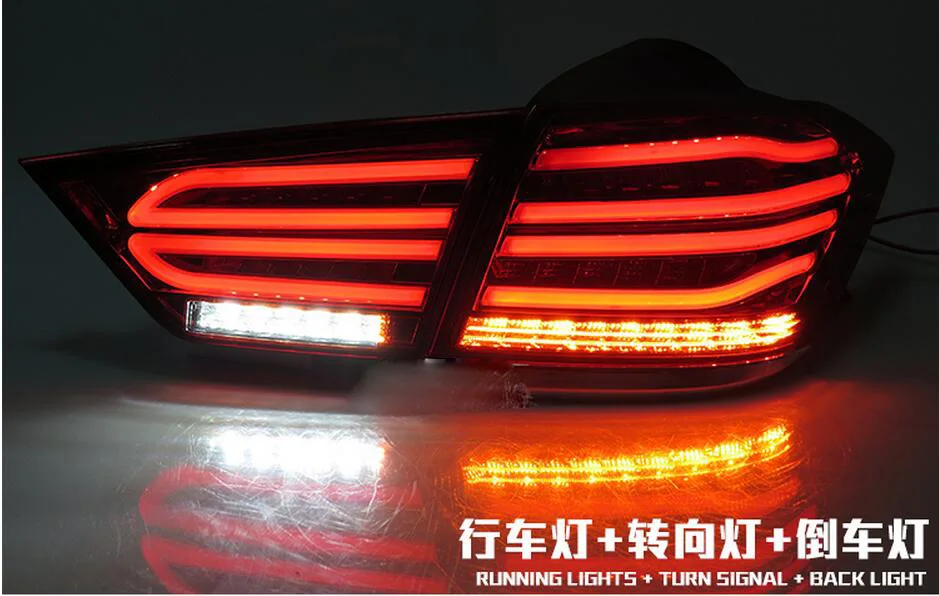 1 комплект автомобильные задние фары для задней фары Chevrolet Cruze~ /2009~ 2013LED Cruze задний фонарь DRL+ тормоз+ Парк+ вращающаяся лампа