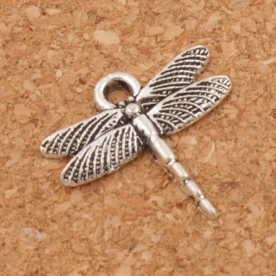 

65pcs Airfoil Flying Dragonfly Charm Beads Pendants MIC 16.6x16.2mm zinc alloy Fit Bracelets Necklace Earrings L968