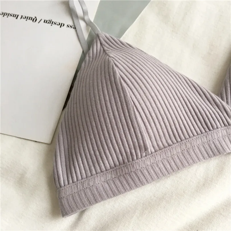 2019 Ранняя весна новый бюстгальтер без стального кольца с пряжкой для девочек