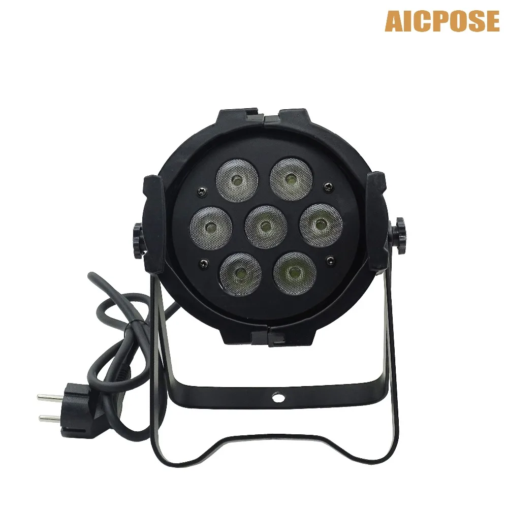 2 шт./лот 7x10 Вт Led Par Light 4в1 5в1 6в1 Алюминиевый 7*10 настенный светильник для вечеринки