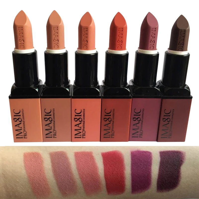 Новый Длительный Водонепроницаемый Pro Макияж Фирменная Новинка 6 цветов Матовая