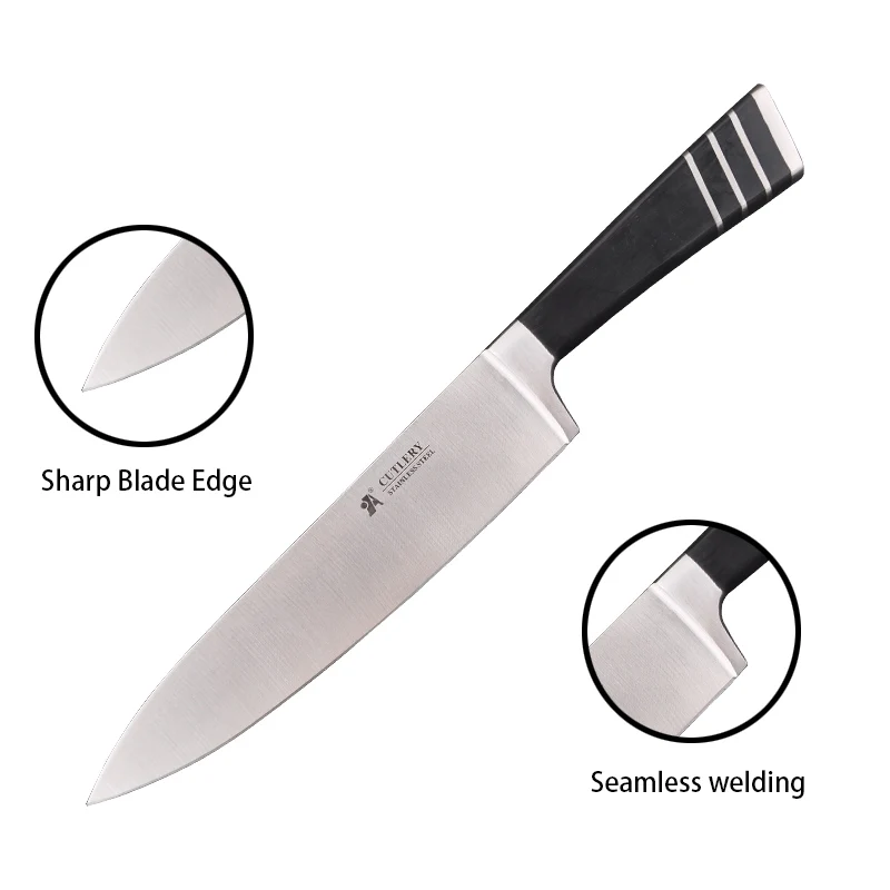 Фирменный кухонный нож шеф поварские ножи 8 дюймов ломтерезка для резки