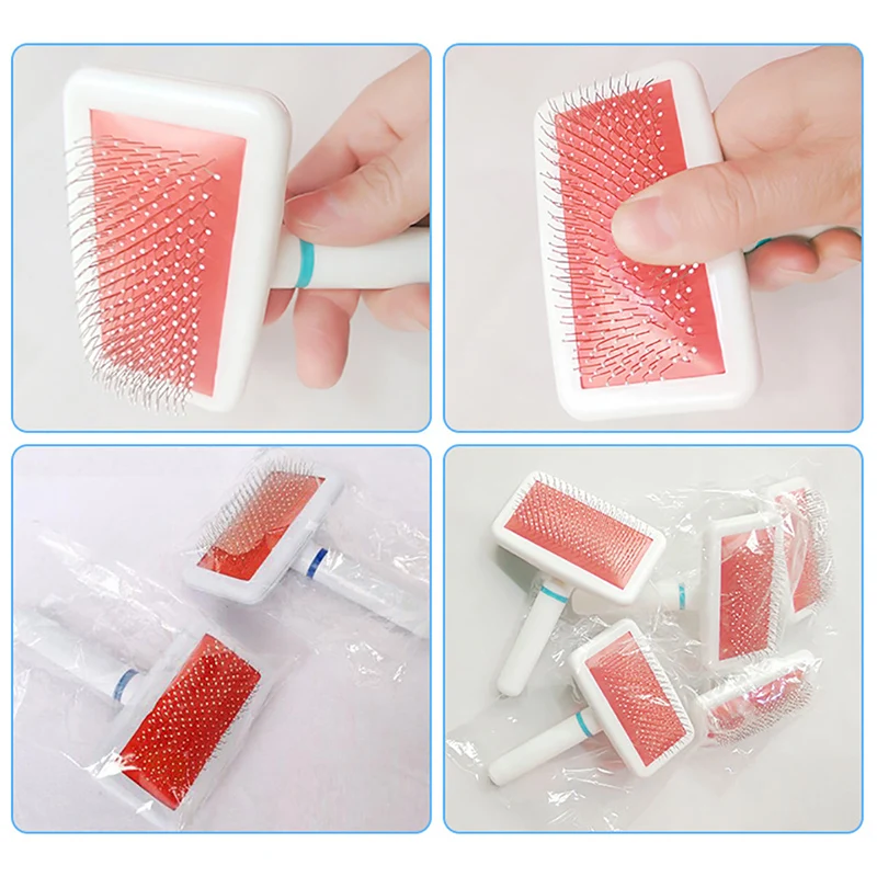 

Pet Grooming Comb For Cats Dogs Stainless Steel Cleaning Needle Comb Airbag Comb Hair Care Cat Dog Brush Beauty Pet Supplies