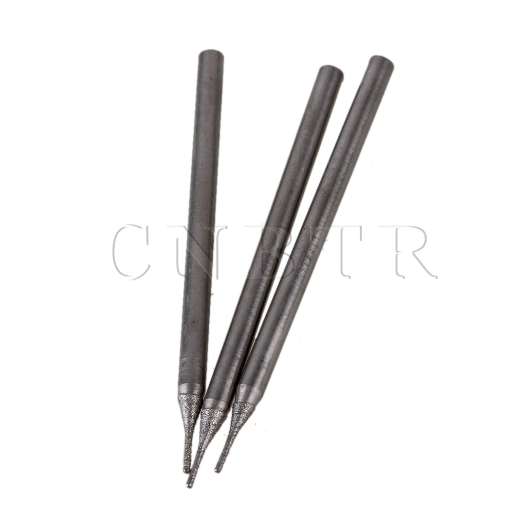 CNBTR 20pcs 0.5mm Diamond Coated Lapidary Drill Bit Hole Saw Tool Needle Solid Bits | Инструменты