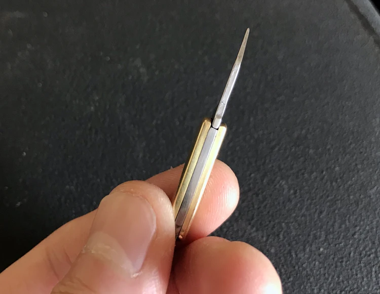 A62 EDC Мини латунный Графический крутой резак многофункциональный заблокированный EDC карманный инструмент открытая коробка многофункциональный ключ-Ссылка Инструмент