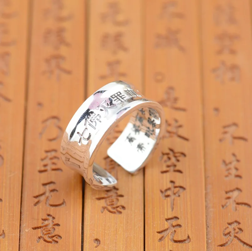 Серебряное кольцо оптовые S990 тайский серебряный античном стиле Буддизм семь