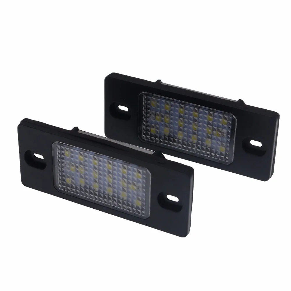 Eonstime 2 шт. белый 18LED номерной знак свет лампы для Porsche Cayenne 955/957 VW Volkswagen Golf MKV 5D Touring Audi TT
