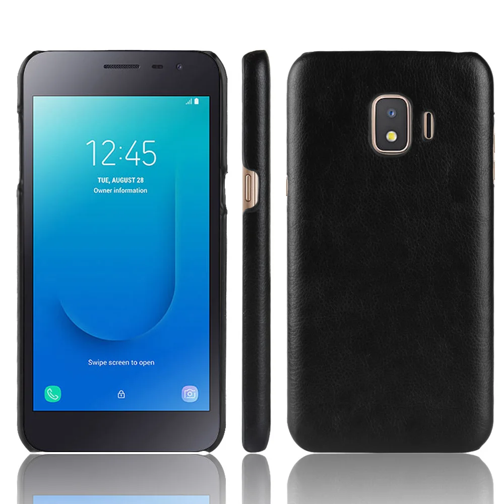 Чехол для Samsung Galaxy J2 Core чехол из искусственной кожи с узором Личи и PC Book J260