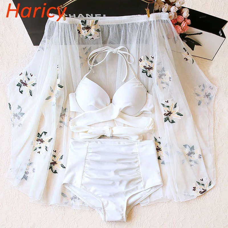 2018 г. Лидер продаж пикантные Белые Кружевные бразильские Плавки бикини Для