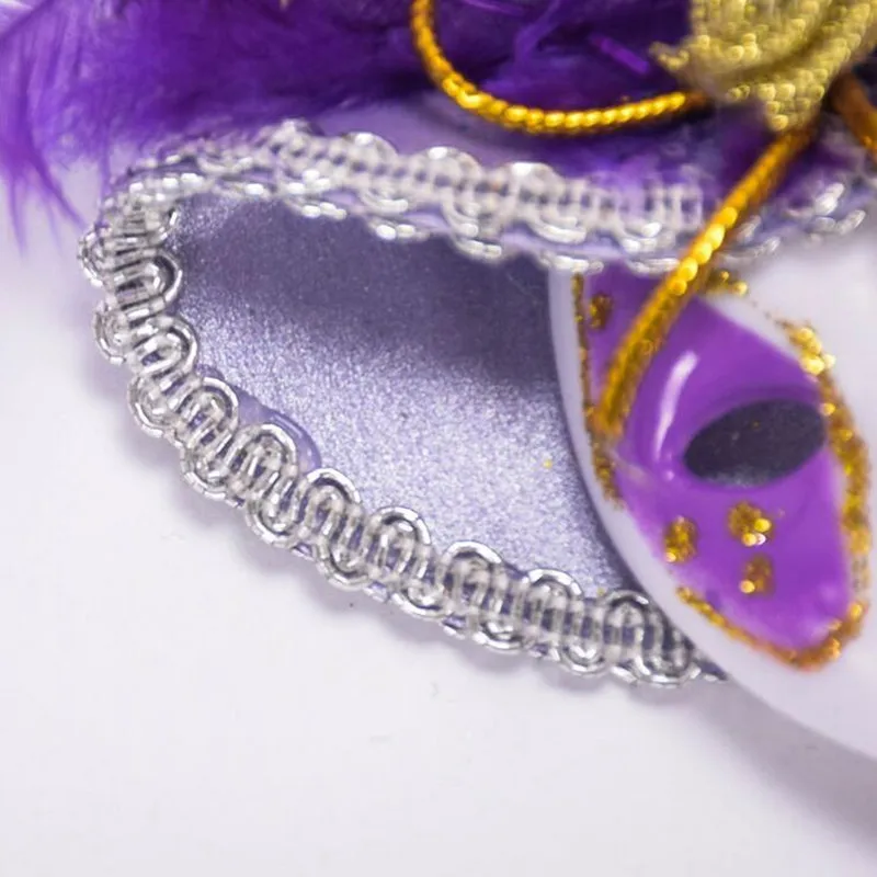 

Feather Venice Mask Fridge Magnets Souvenir Decal Art Stickers Room Home Decoration Refrigerator Magnetic Stickers Party Favor