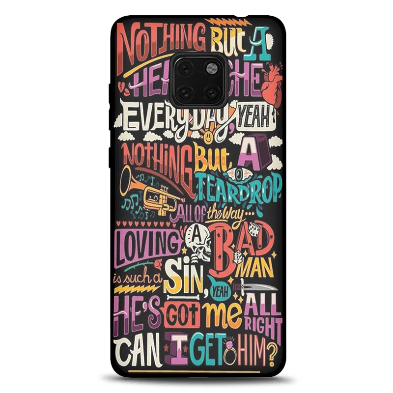 37 JURCHEN, мягкий силиконовый чехол для huawei mate 20 Pro, чехол с милым рисунком, тонкая задняя крышка для huawei mate 20 Pro 20 X 20X, чехол для телефона - Цвет: 37