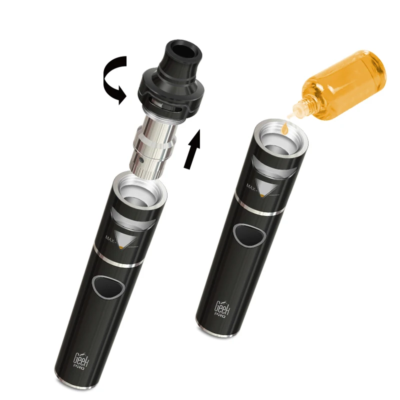 Набор атомайзера Ehpro Geekpro электронная сигарета стартер вейп все в одном VS Pen 22