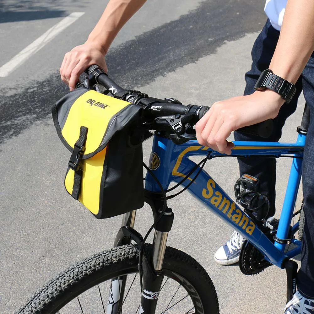 Drbike Bicycle Handlebar Basket Waterproof Bicycle Bag Front Multipurpose Bike Bag Cycling Accessories Bike Pannier