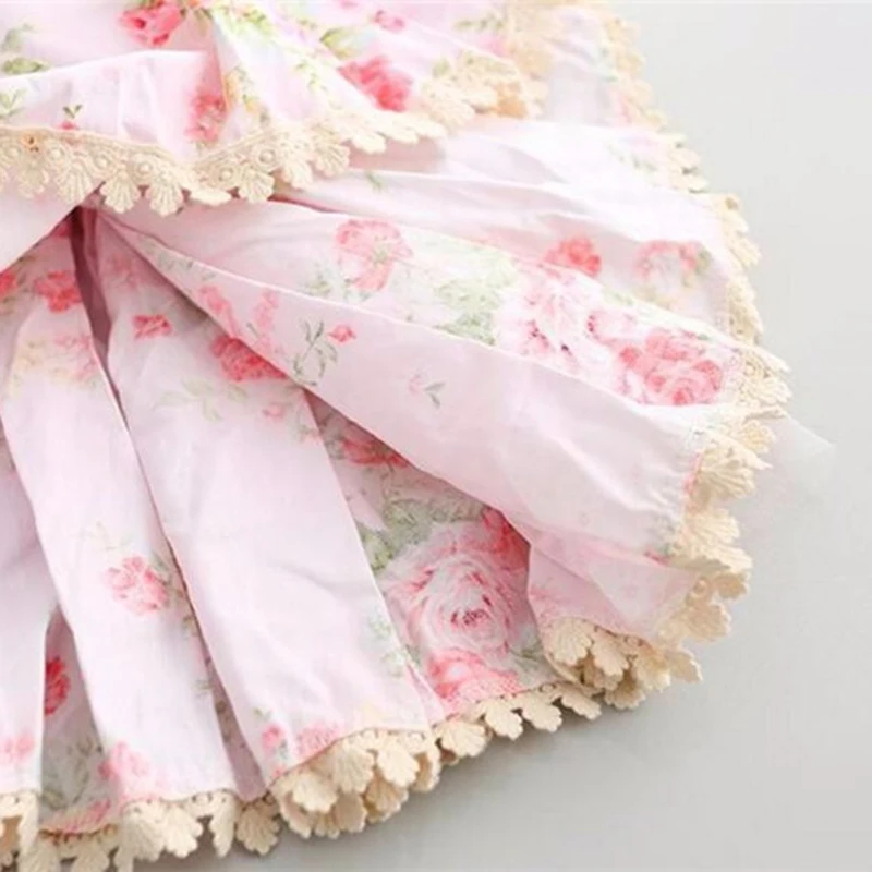tulle floral baby bridesmaid flower girl dress fluffy ball gown birthday evening prom tutu party wedding casual children | Детская