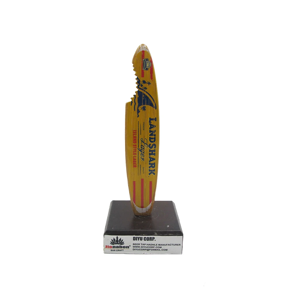 Surfboard style beer tap handle DY-TH156S