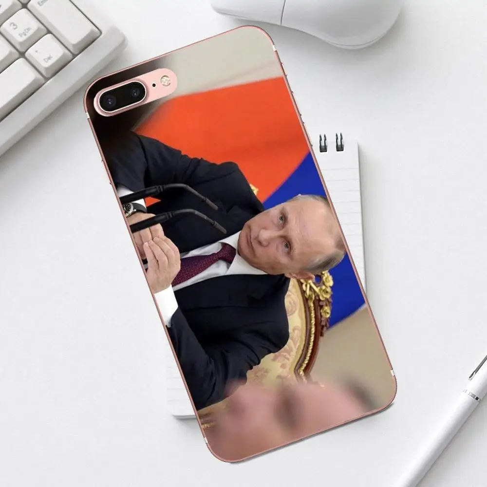 as picture Российские Путин новейший супер милый телефонные чехлы для iPhone 4 4S 5 5C SE 6 6S 7 8 Plus X XS Max XR Galaxy A3 A5 J1 J3 J5 J7 - Цвет: as picture