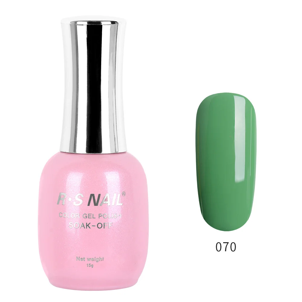 RS Гель-лак для ногтей Seires 120 цветов#061-120 УФ светодиодный Гель-лак Esmalte Permanente Vernis Полупостоянный 15 мл(2 - Цвет: 070