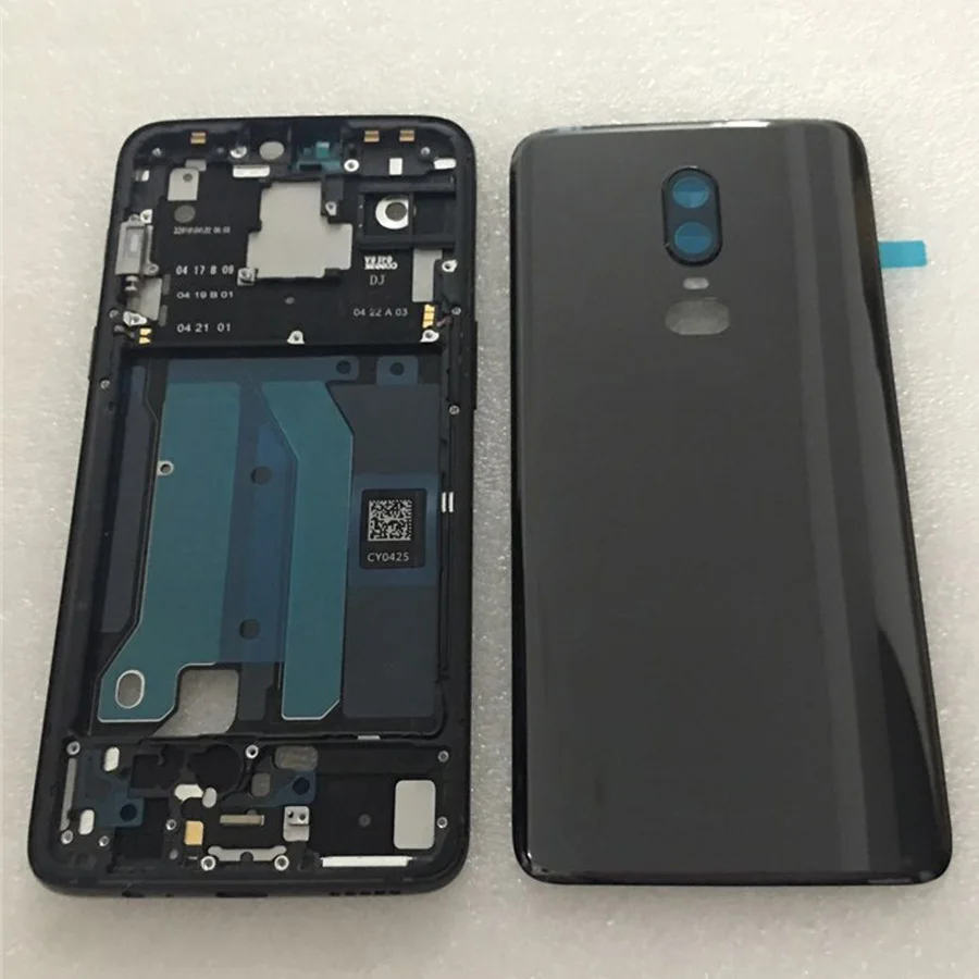 100% Оригинальный стеклянный корпус батарейного отсека задний Чехол с объективом