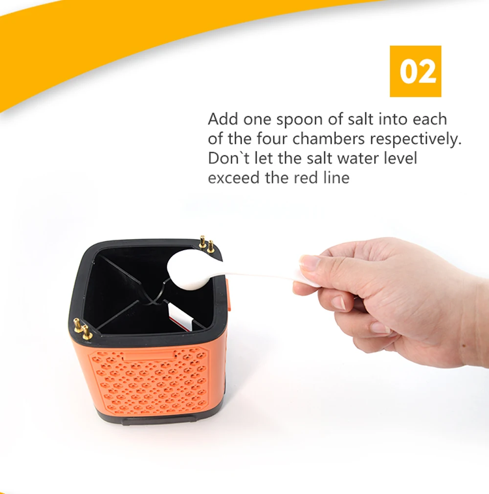 HoneyFly светодиодный фонарь для соленой воды, 4 Вт, для зарядки морской воды, портативный светильник для путешествий, аварийная лампа, USB, для кемпинга, пешего туризма, на открытом воздухе