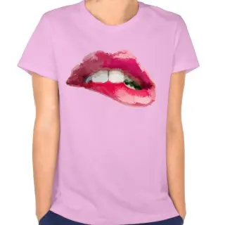 Губы Помада Цветной логотип женские 2017 случайные футболки короткие broadcloth