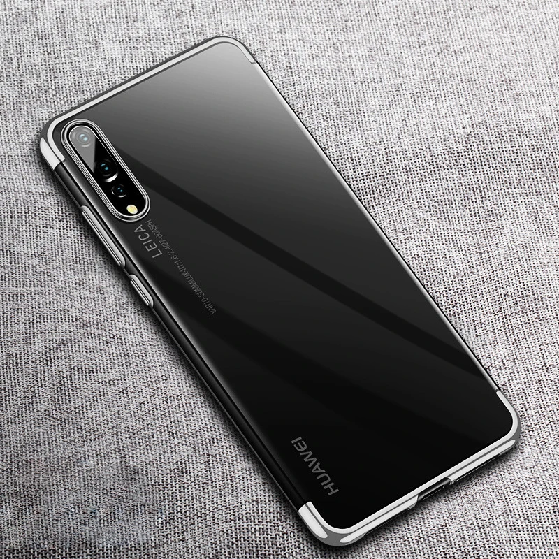 Роскошный мягкий чехол с Покрытием s для huawei Honor 9X Pro 8A 8C 8X Lite Nova4 3i P30 P20 Pro Lite чехол прозрачный чехол Бампер Conque