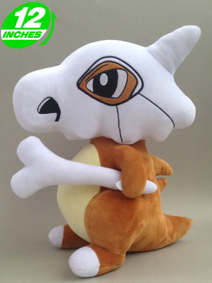 Бесплатная доставка плюшевая кукла Cubone 12 дюймов/32 см|plush doll|doll plushdoll |