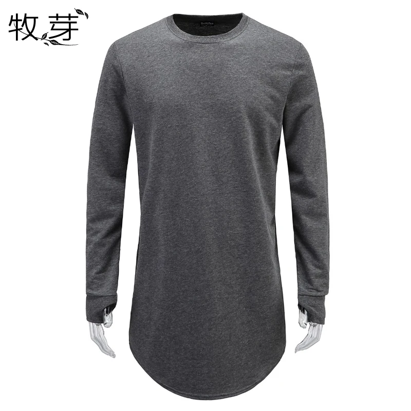 Футболка мужская с манжетами и дырками модная тенниска в стиле хип-хоп крутая