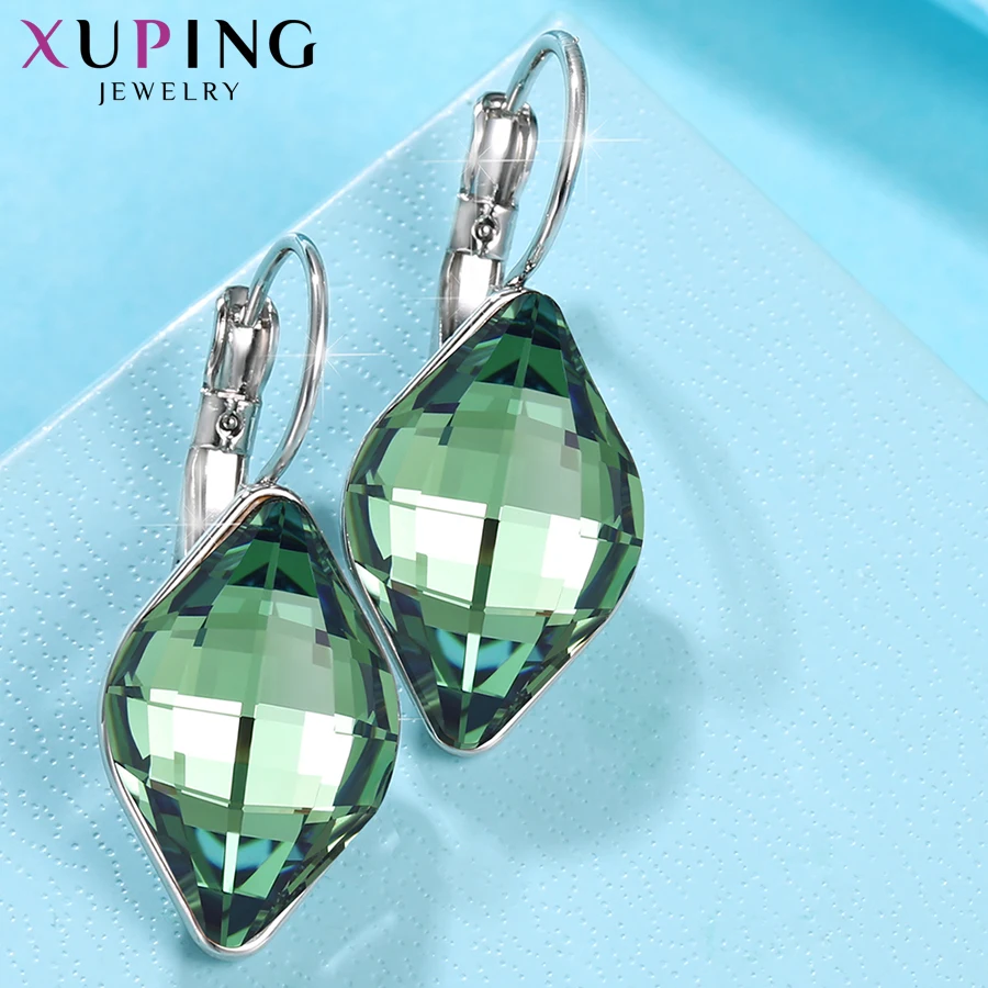 Xuping блестящие висячие серьги с кристаллами от Swarovski Ретро амулеты стили ювелирные изделия День бокса модные подарки для женщин S149-20520