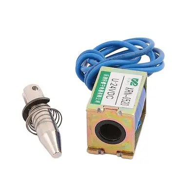 XRN-0520 DC 24VDC12V 0.27A 6mm Push Pull Тип тяги соленоида Электромагнит (art.: 7a4f09196) - 7a4f09196