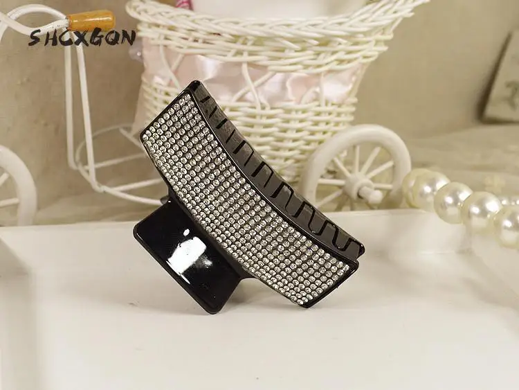 Декоративные заколки для волос с крабовыми клешнями, украшенные стразами, для женщин и девочек - аксессуары для волос.