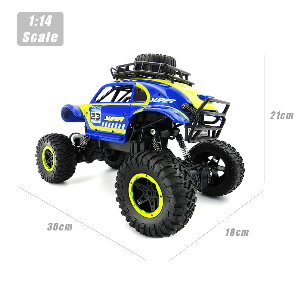 Clearance! Remote Control RC Cars Toys 1/14 2.4GHz 5.8km/H Independent Suspension Spring Off Road Vehicle Crawler Car Gifts | Игрушки и