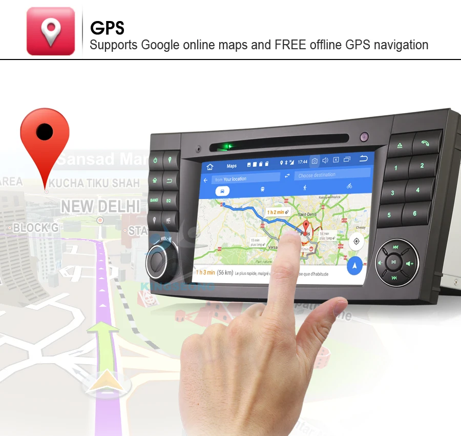 Android 8 0 головное устройство DAB + Радио CD OBD DTV Wifi DVR Автомобильный GPS плеер для Mercedes E