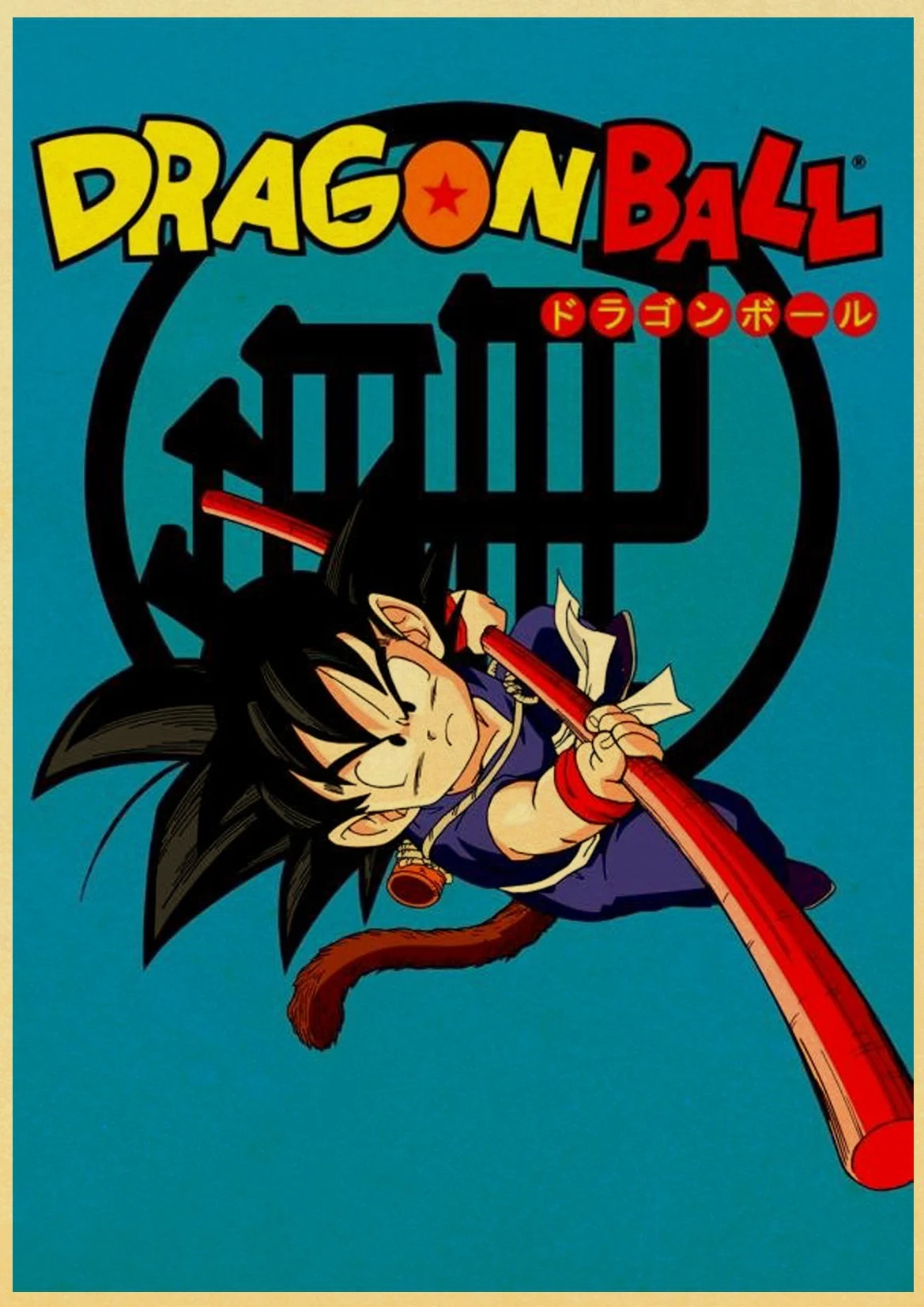 Японское аниме фильм Dragon Ball винтажные плакаты хорошего качества печатный плакат на стену в стиле ретро декоративная живопись для комнаты домашнего искусства - Цвет: E063