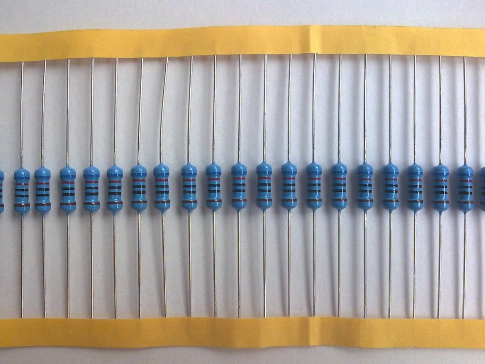 

100pcs 5.1k ohm 1/4W 5.1k Metal Film Resistor 5.1kohm 0.25W 1% ROHS