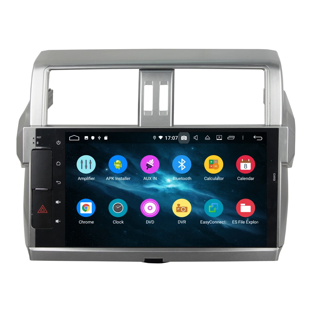 Автомагнитола с GPS навигацией 4 + 64 ГБ Android 9 для Toyota Land Cruiser 150 автомагнитола