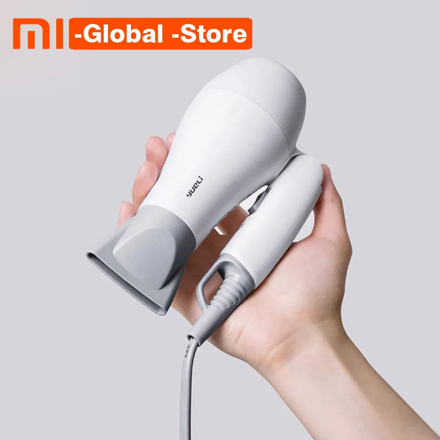 В наличии мини фен для волос Xiaomi Mijia Yueli портативный маленький размер с сумкой