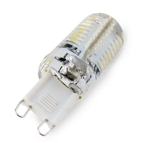G9 Silica Gel 5W 64 LED 3014 SMD Pure White Light Bulb Lamp AC 85-265V 200-240LM #143576 | Освещение
