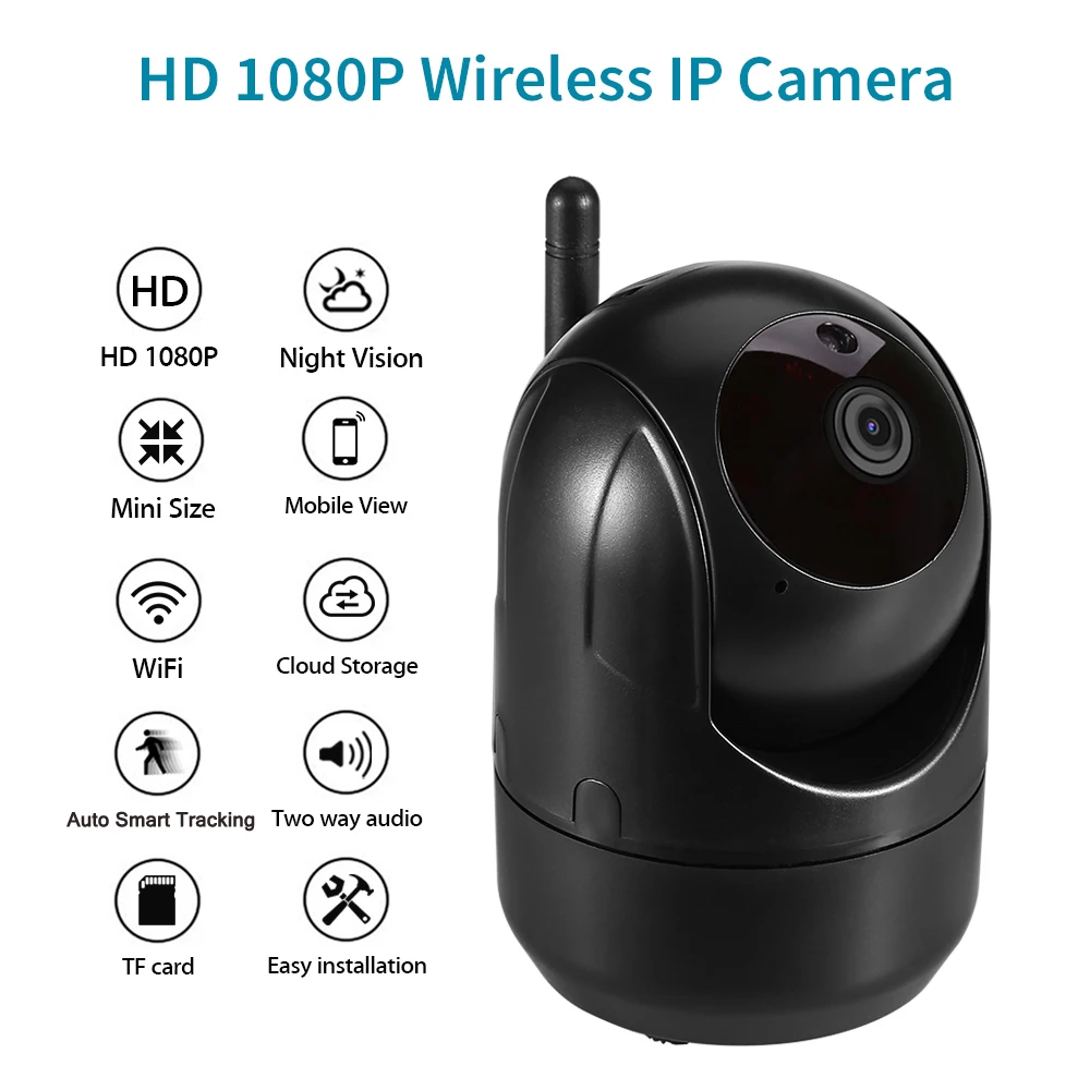Беспроводная ip камера 1080 P 2MP Wifi домашняя интеллектуальная автоматическая