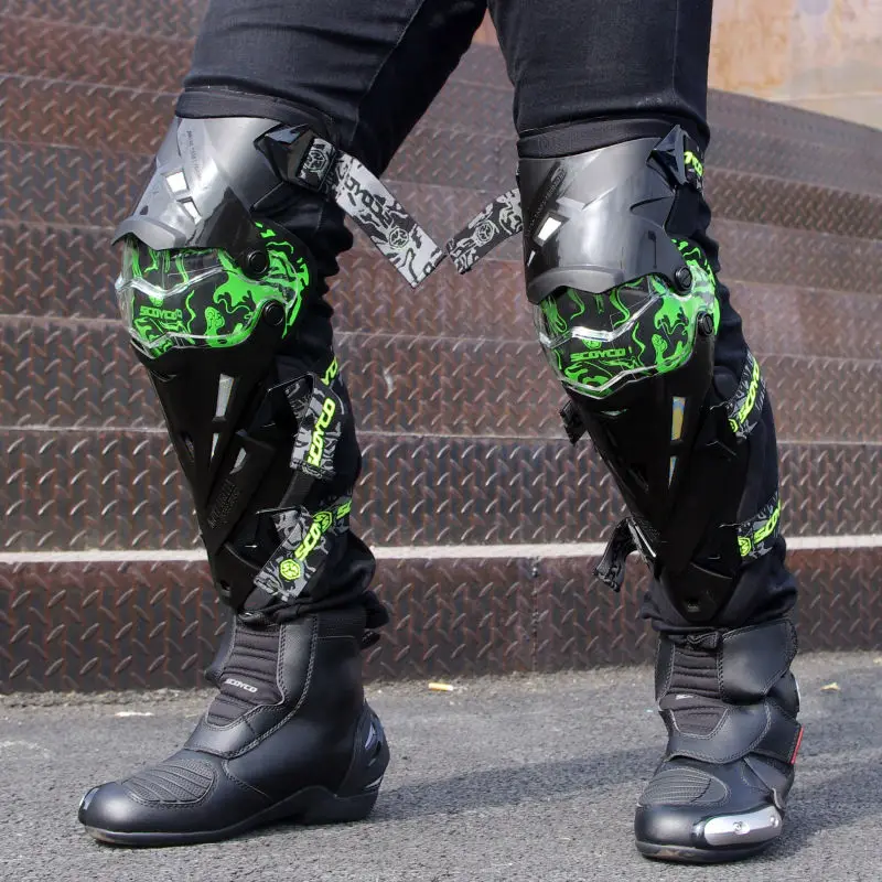 Наколенники Аутентичные мотоцикл защита коленей мотокроссу гвардии колодки