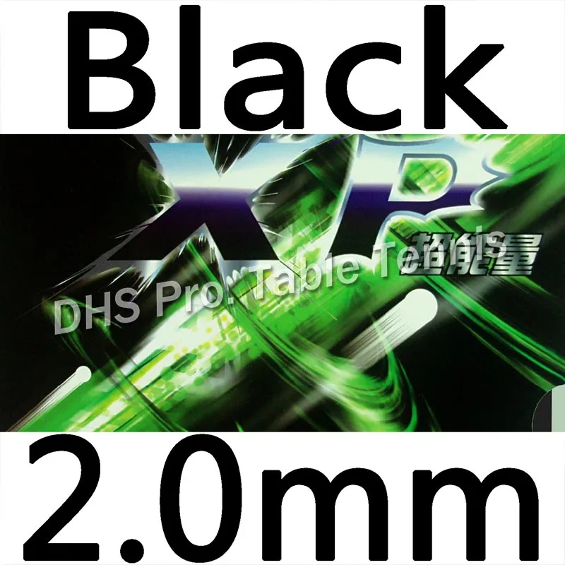 Black200 KTL Pro XP Pips-в настольном теннисе Резина с губкой - Цвет: Black200