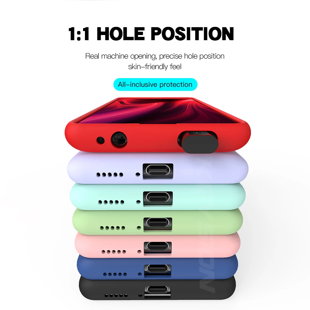 KEYSION Liquid Silicone Case for Xiaomi Mi 9T Pro Redmi K20 Soft TPU Shockproof Coque Phone Cover For 9 SE | Мобильные телефоны и