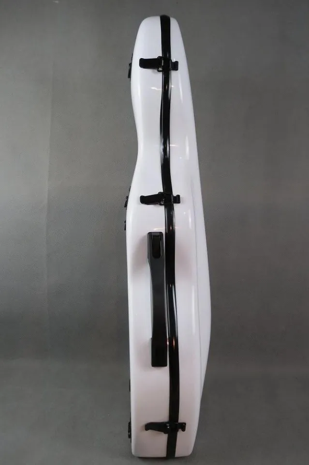 Высококачественный белый чехол для скрипки 4/4 из прочного стекловолокна два