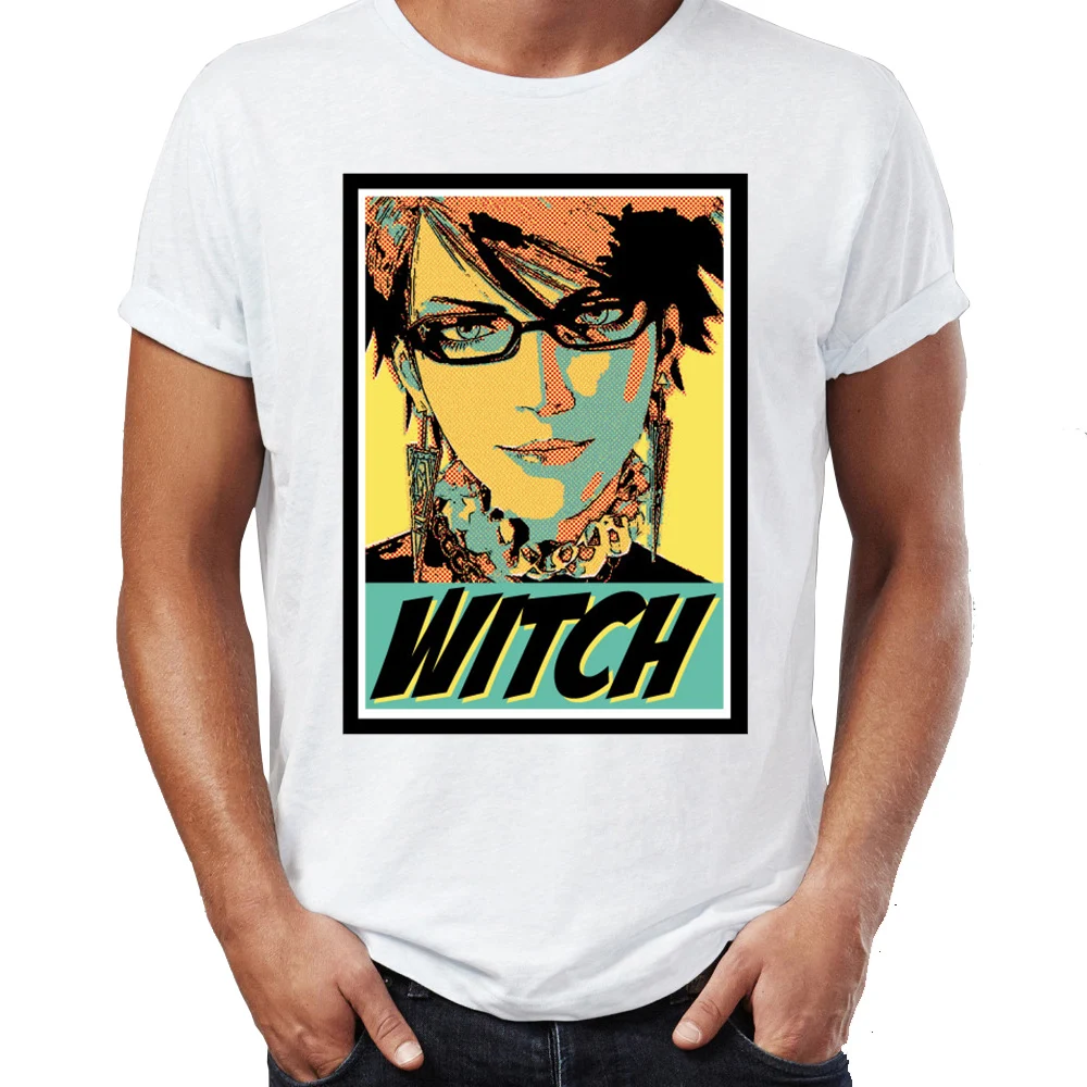 Мужская футболка с принтом Bayonetta Witch Strong Girl Gaming Game|Мужские футболки| |