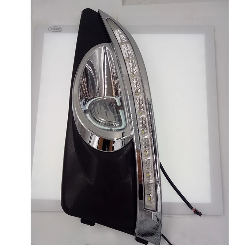 2 шт. Автомобильный светодиодный DRL для Chevrolet AVEO sonic 2011 2012 2013 дневные ходовые огни фары дневного света 12 В противотуманные фары