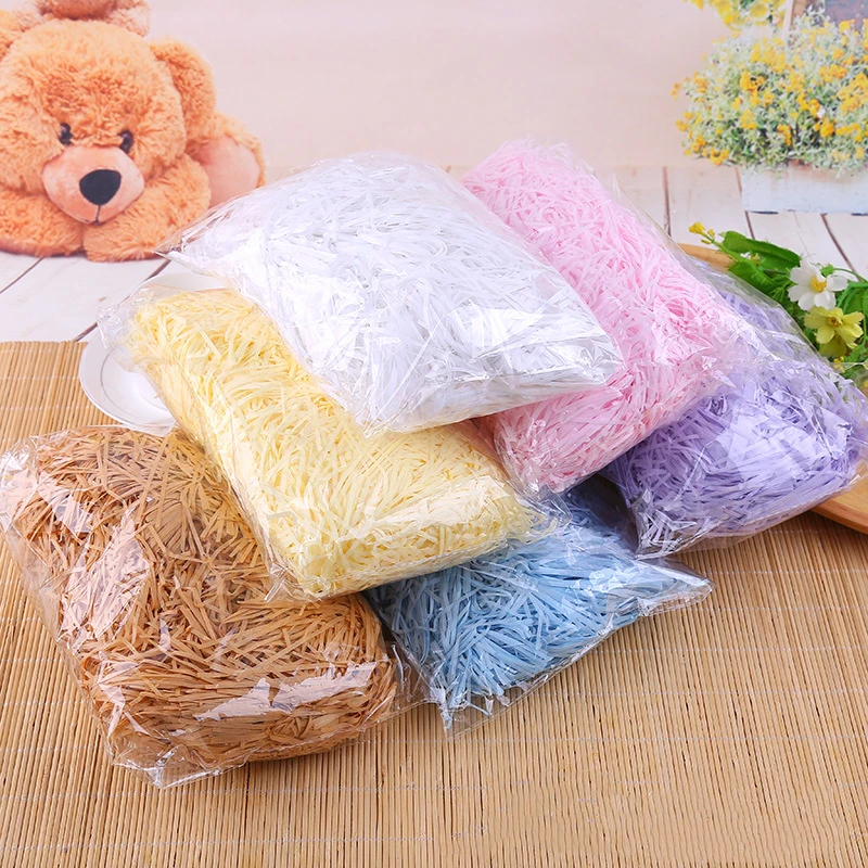 100 г в упаковке DIY бумажная рафия измельченная бумага конфетти Подарочная коробка