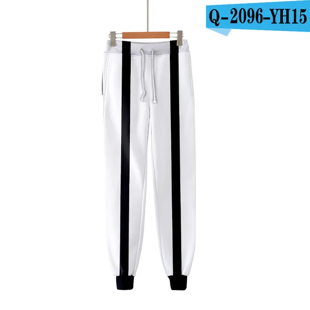SJK-28 3D Naruto autumn winter sports pants unisex role-playing casual harajuku sweatpants plus velvet thickening hip hop trousers - Цвет: SJK-28