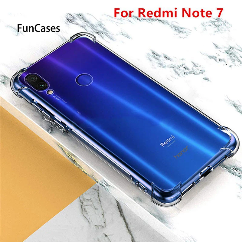 Противоударный прозрачный силиконовый чехол для Xiaomi mi 9 8 6 A2 lite MAX 3 A1 5X 6X Red